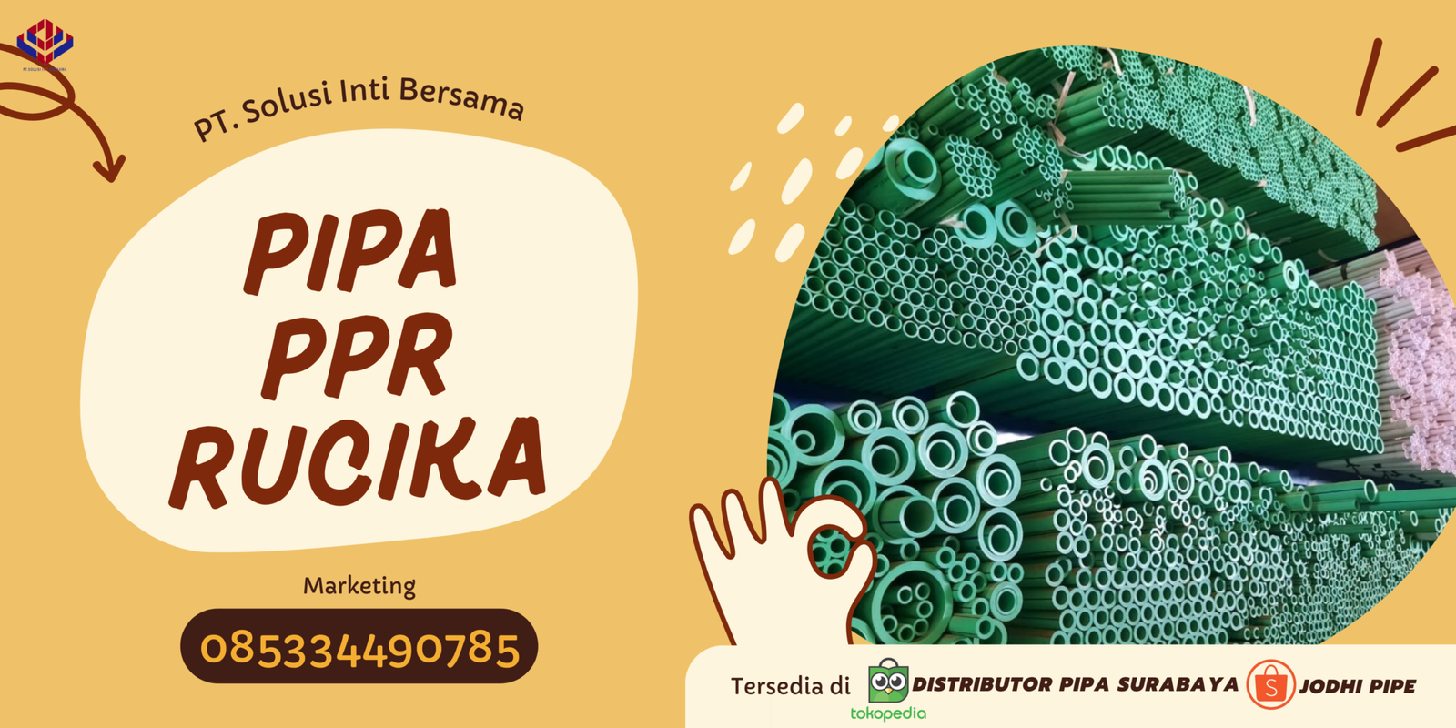 Jual Pipa Ppr Rucika Papua Pt Solusi Inti Bersama