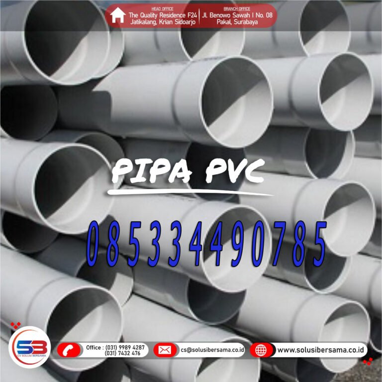 Pipa PVC SNI adalah yang terbuat dari bahan poly vynil chlorida