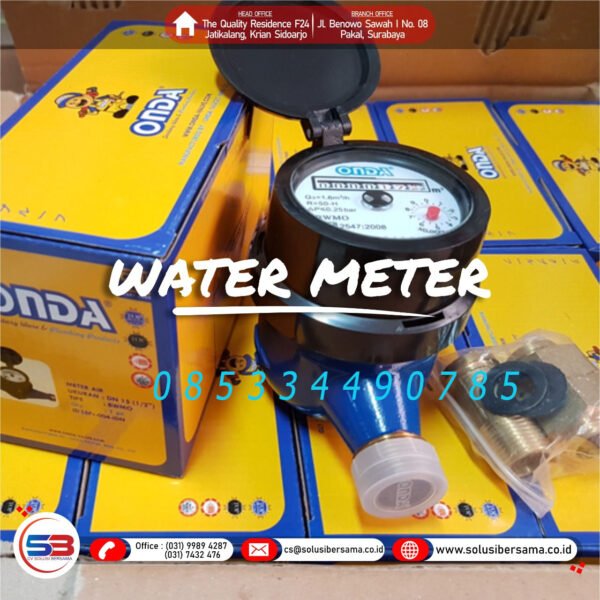  Meteran  air atau water meter adalah  yang digunakan untuk  