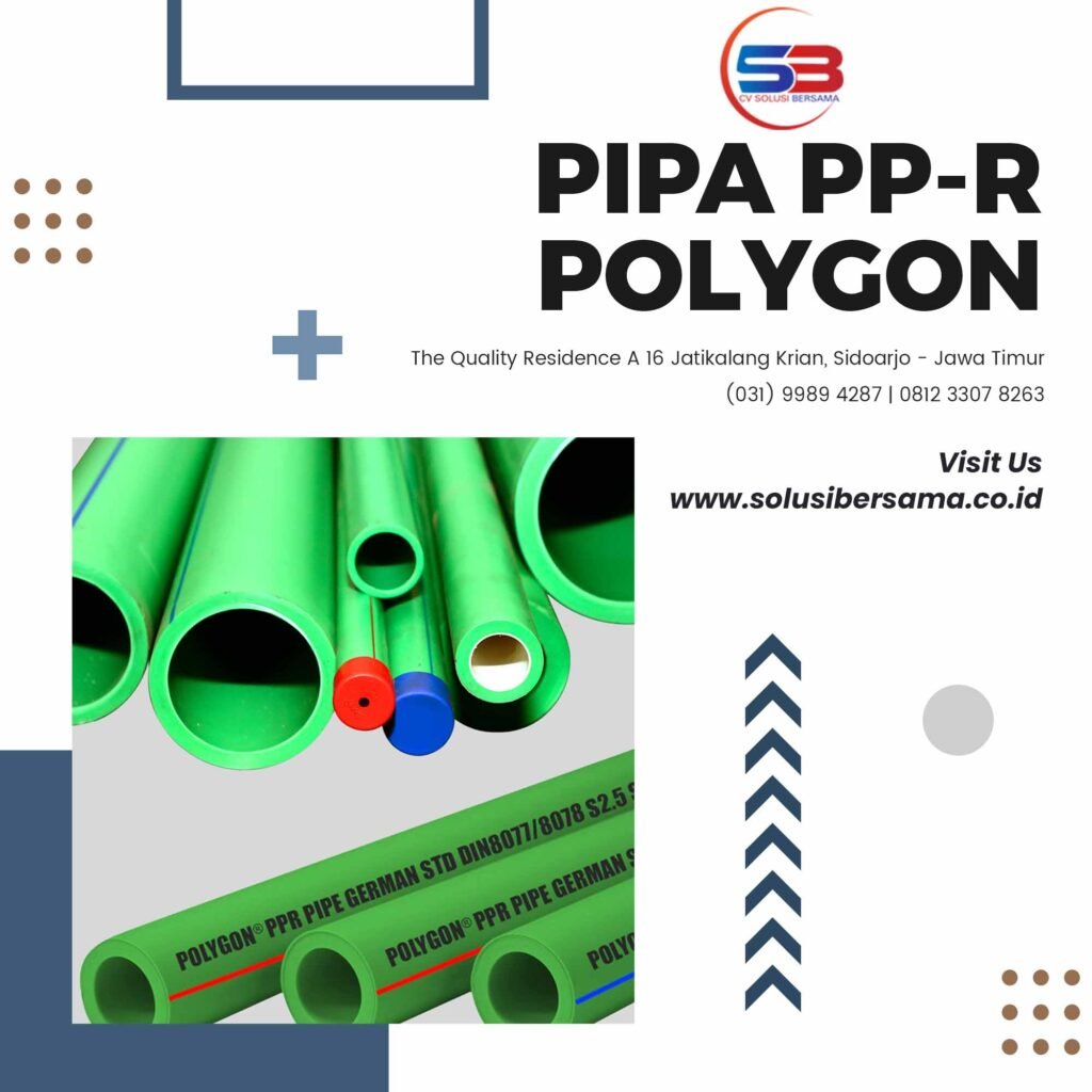 Distributor Pipa Polygon PPR Surabaya https://solusibersama.co.id/