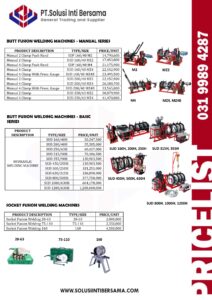 Harga Mesin Las Pipa HDPE 2023