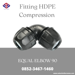 Fitting hdpe equal elbow 90 sambungan L