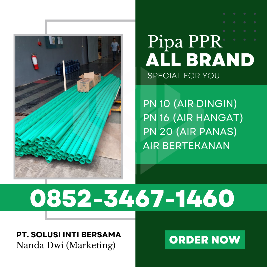 Daftar Harga Dan Stok Pipa Hdpe Upvc Pp R Pt Solusi Inti Bersama