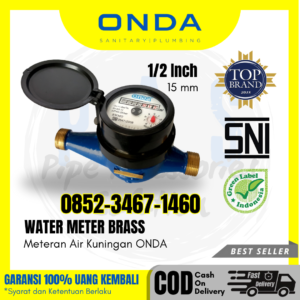 Distributor Water Meter ONDA Brass